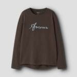 SEAL BROWN TOP - AMOUR