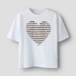 BRIGHT WHITE TOP LEO HEART