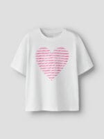 BRIGHT WHITE TOP ZEBRA HEART