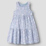 SPENCER DRESS - BLUE FLOWERS