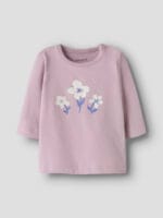 VUBIE TOP DAWN PINK-FLOWERS