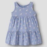 SPENCER DRESS PURPLE IMPRESSI - FLORAL BUN