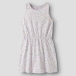 TANK DRESS LAVENDER FOG - LITTLE FLOWERS
