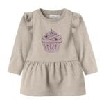 SWEAT DRESS PEYOTE MELANGE