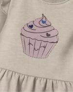 SWEAT DRESS PEYOTE MELANGE - Image 2